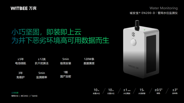 污水管網(wǎng)智能監(jiān)測，萬賓科技管網(wǎng)水位監(jiān)測儀